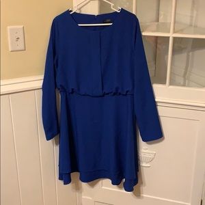 Striking Blue dress from The Limited!